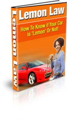 Product picture Lemon Law: How to Know if Your Car is a Lemon or Not (PLR)