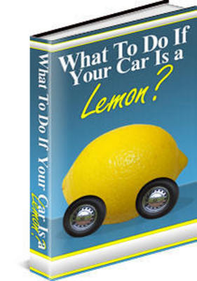 Product picture What To Do If Your Car Is a Lemon?(PLR)